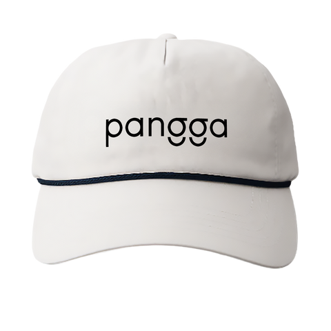 Gorra PANGGA Unisex Ajustable , Estilo Deportivo y Urbano | Color Blanco con Detalle Azul Marino |, Ligera y Transpirable , Ideal para Diario, Exterior y Promocionales