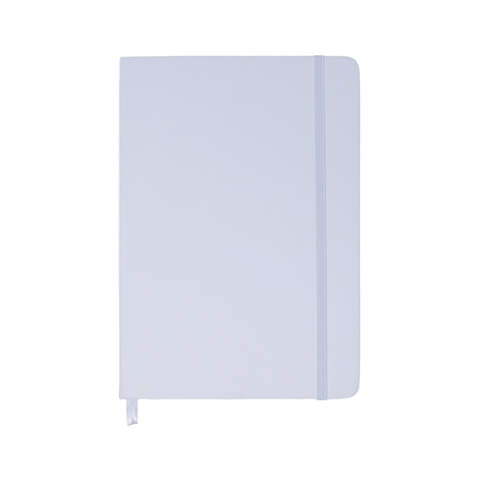 Libreta ecológica CRAFTT HC12 tamaño A5 (14.4 x 21 cm), con 100 hojas y cubierta dura hecha de botellas y papel reciclado. Ideal para notas, bocetos o diario. Diseño resistente, profesional y sustentable.