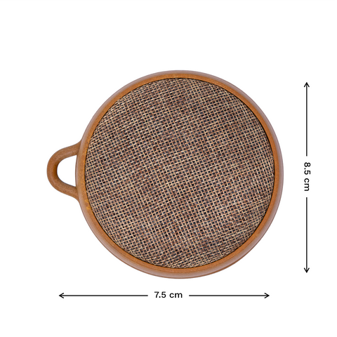 BOCINA ECO-BEATT TSS4 Resistente al Agua, Bluetooth, Inalámbrica,Hecho de Material Eco-Wood y Yute con + De 7 Horas Continuas de Bateria y Sonido Superb-Bass.