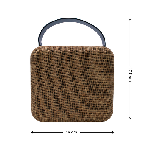 BOCINA ECO-BEATT REFLEXOMAX , Bluetooth Inalámbrica, Resistente al Agua, Hecho de Material Eco-Wood con + De 12 Horas Continuas de Bateria y Sonido Superb-Bass.