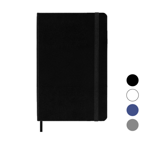 Libreta ecológica CRAFTT HC12 tamaño A5 (14.4 x 21 cm), con 100 hojas y cubierta dura hecha de botellas y papel reciclado. Ideal para notas, bocetos o diario. Diseño resistente, profesional y sustentable.