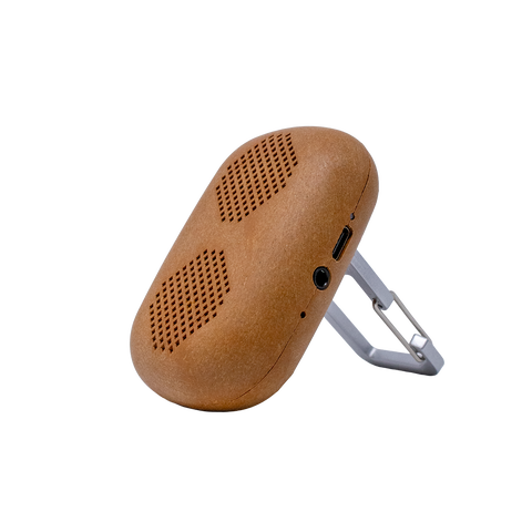 BOCINA ECO-BEATT TSS1 , Con Terapia de 25 Sonidos Para Dormir Profundamente y Superb-Bass, hecho de material ECO-WOOD, 8 horas Continuas de Reproduccion y Entrada Tipo C