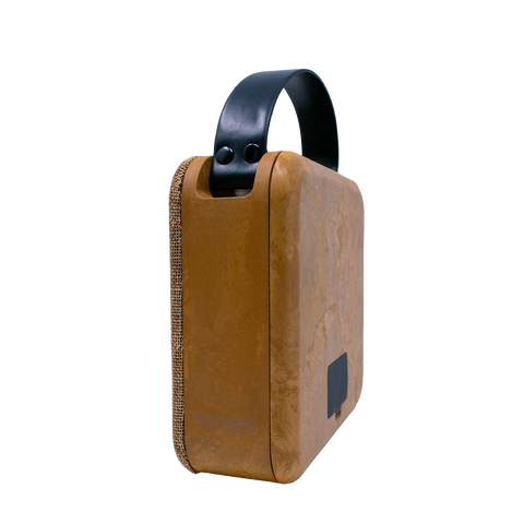 BOCINA ECO-BEATT REFLEXOMAX , Bluetooth Inalámbrica, Resistente al Agua, Hecho de Material Eco-Wood con + De 12 Horas Continuas de Bateria y Sonido Superb-Bass.