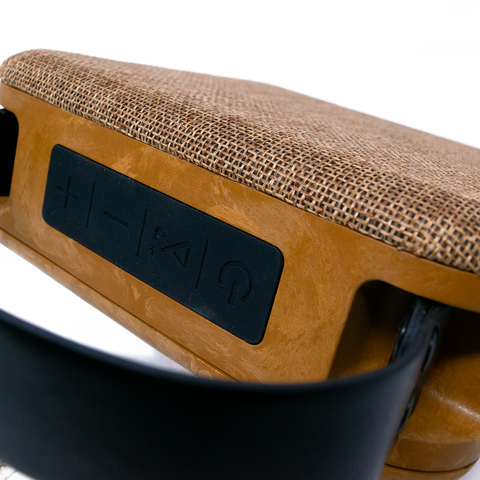 BOCINA ECO-BEATT REFLEXOMAX , Bluetooth Inalámbrica, Resistente al Agua, Hecho de Material Eco-Wood con + De 12 Horas Continuas de Bateria y Sonido Superb-Bass.