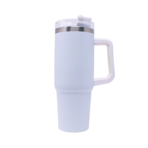 THERMO YAKK PP30 con aza y aislamiento hermético ALLOYTECH, tapa corrediza y popote , 900 ml