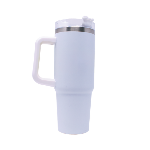 THERMO YAKK PP30 con aza y aislamiento hermético ALLOYTECH, tapa corrediza y popote , 900 ml