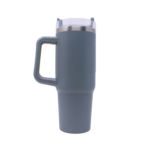 THERMO YAKK PP30 con aza y aislamiento hermético ALLOYTECH, tapa corrediza y popote , 900 ml