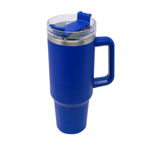 THERMO YAKK PP40 con aza y aislamiento hermético ALLOYTECH, tapa corrediza y popote , 1200 ml