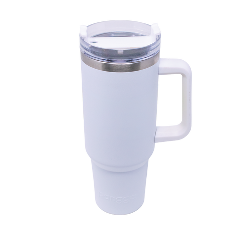 THERMO YAKK PP40 con aza y aislamiento hermético ALLOYTECH, tapa corrediza y popote , 1200 ml