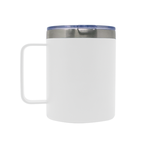 TERMO YAKK SS12 con asa de acero inoxidable ALLOYTECH y aislamiento hermético, con tapa corrediza ANTI-LEEK, Tazas que se Mantienen Frías y Calientes, 350 ml
