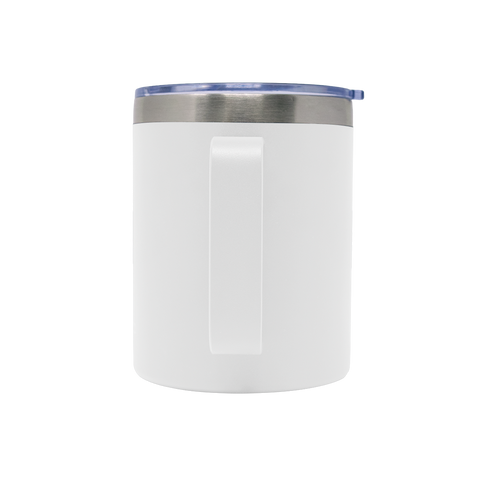 TERMO YAKK SS12 con asa de acero inoxidable ALLOYTECH y aislamiento hermético, con tapa corrediza ANTI-LEEK, Tazas que se Mantienen Frías y Calientes, 350 ml
