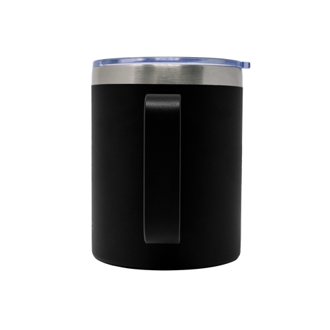 TERMO YAKK SS12 con asa de acero inoxidable ALLOYTECH y aislamiento hermético, con tapa corrediza ANTI-LEEK, Tazas que se Mantienen Frías y Calientes, 350 ml
