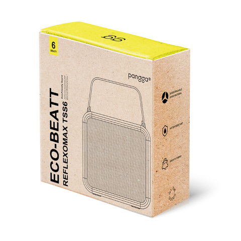 BOCINA ECO-BEATT REFLEXOMAX , Bluetooth Inalámbrica, Resistente al Agua, Hecho de Material Eco-Wood con + De 12 Horas Continuas de Bateria y Sonido Superb-Bass.