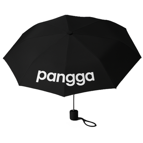 Paraguas de Bolsillo Plegable, 105 cm de Diámetro, con Correa de Transporte