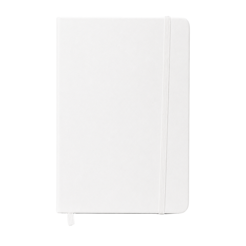 Libreta ecológica CRAFTT HC12 tamaño A5  (14.4 x 21 cm), con 100 hojas y cubierta dura hecha de botellas y papel reciclado. Ideal para notas, bocetos o diario. Diseño resistente, profesional y sustentable.