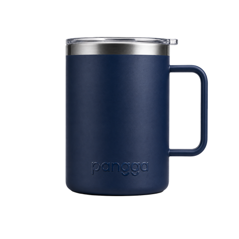 TERMO YAKK SS12 con asa de acero inoxidable ALLOYTECH y aislamiento hermético, con tapa corrediza ANTI-LEEK, Tazas que se Mantienen Frías y Calientes, 350 ml