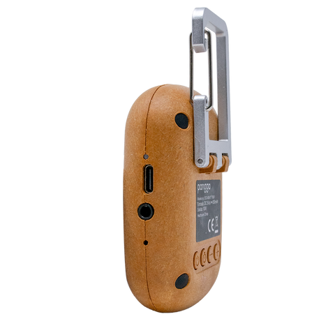 BOCINA ECO-BEATT TSS1 , Con Terapia de 25 Sonidos Para Dormir Profundamente y Superb-Bass, hecho de material ECO-WOOD, 8 horas Continuas de Reproduccion y Entrada Tipo C