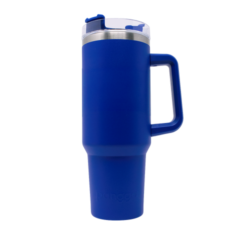 THERMO YAKK PP40 con aza y aislamiento hermético ALLOYTECH, tapa corrediza y popote , 1200 ml