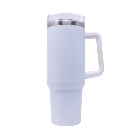 THERMO YAKK PP40 con aza y aislamiento hermético ALLOYTECH, tapa corrediza y popote , 1200 ml