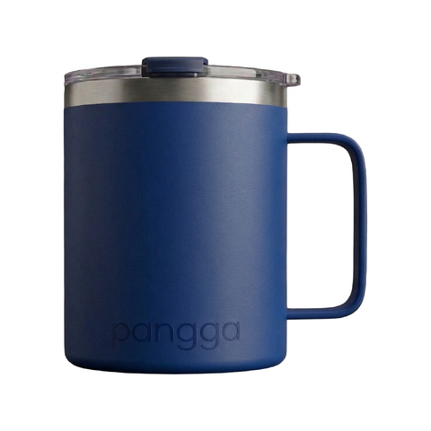 TERMO YAKK SS12 con asa de acero inoxidable ALLOYTECH y aislamiento hermético, con tapa corrediza ANTI-LEEK, Tazas que se Mantienen Frías y Calientes, 350 ml