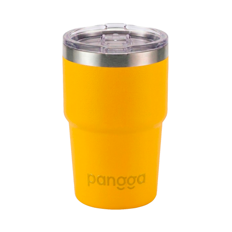 TERMO YAKK SS16 con asa de acero inoxidable ALLOYTECH y aislamiento hermético, con tapa corrediza ANTI-LEEK, Tazas que se Mantienen Frías y Calientes, 350 ml