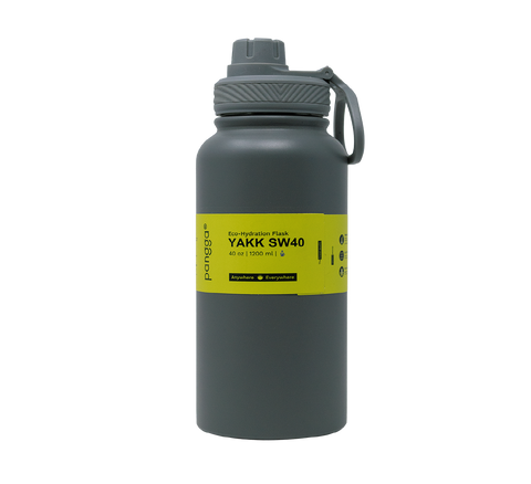 Botella Térmica PANGGA YAKK SW40 1200 ml  , Solo Bebidas Frías , Tapa Hermética Antiderrame ,  Eco-Friendly , Acero Inoxidable Reutilizable , Hidratación Portátil para Uso Diario