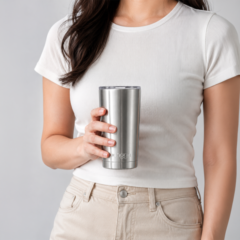 THERMO YAKK SS20 con material con aislamiento hermético ALLOYTECH, tapa corrediza ANTI-LEEK, 600 ml